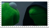 kermit the frog faced down by his evil twin in a black hood and robe